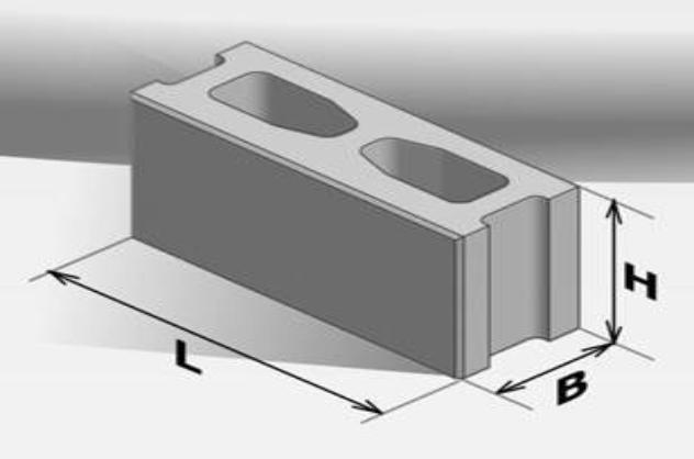 Камни бетонные стеновые шириной 140 мм