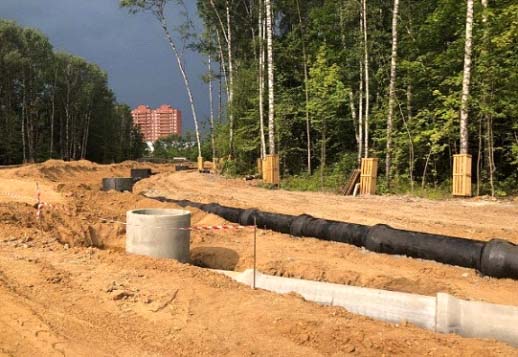 Строительство внешних инженерных сетей title=