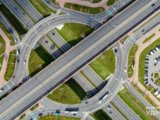 Реконструкция трёхуровневой транспортной развязки на пр. Дзержинского  
