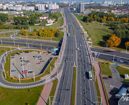 Транспортная развязка на пересечении ул. Алибегова и пр. Дзержинского