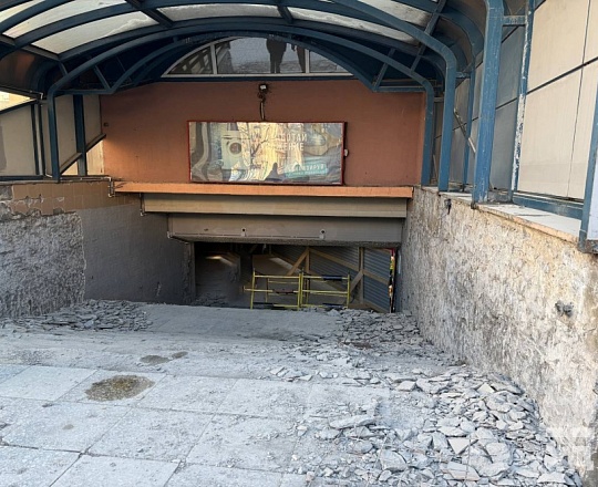 Капитальный ремонт подземного перехода на ст. м. «Институт культуры» 