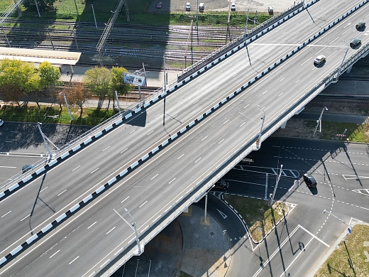 Капитальный ремонт путепровода с ул. Московской на ул. Чкалова