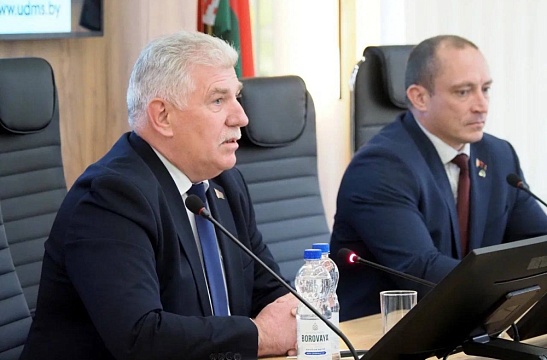 Заместитель председателя Мингорисполкома Олег Корзун встретился с работниками УДМСиБ Мингорисполкома