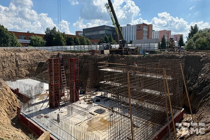 Возведение снегосплавного пункта в районе пер. Софьи Ковалевской в  г. Минске 