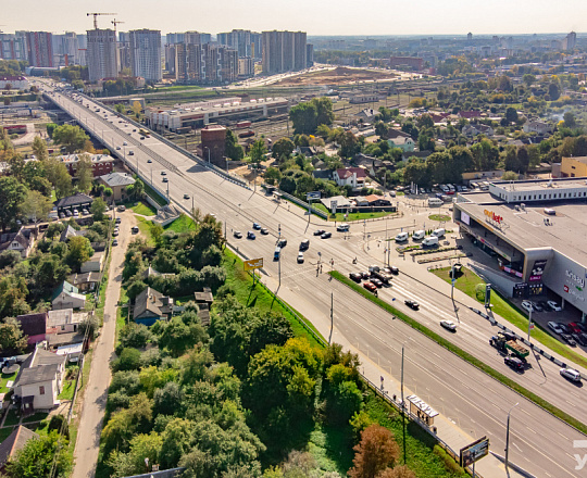 Реконструкция путепровода на пр. Жукова рядом с торговым центром Outleto