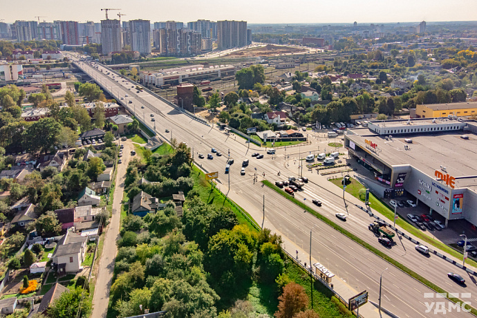 Реконструкция путепровода на пр. Жукова рядом с торговым центром Outleto