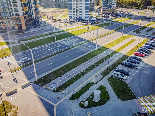 Строительство ул. Леонида Левина в ЖК «Минск-Мир»