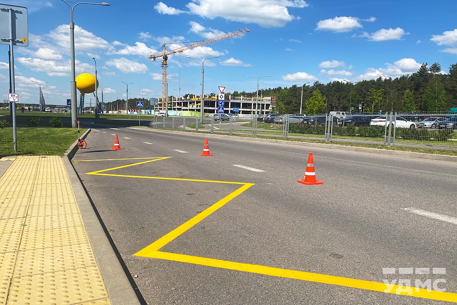 Новая услуга УДМС - нанесение дорожной разметки