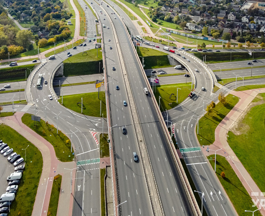 Реконструкция трёхуровневой транспортной развязки на пр. Дзержинского  