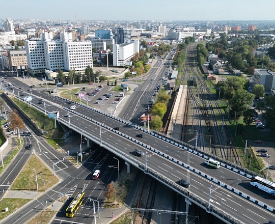 Капитальный ремонт путепровода с ул. Московской на ул. Чкалова