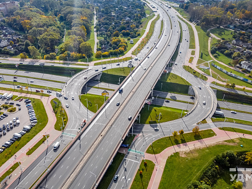 Реконструкция трёхуровневой транспортной развязки на пр. Дзержинского  
