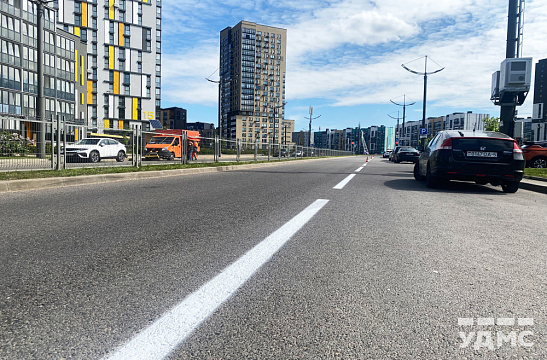 Новая услуга УДМС - нанесение дорожной разметки