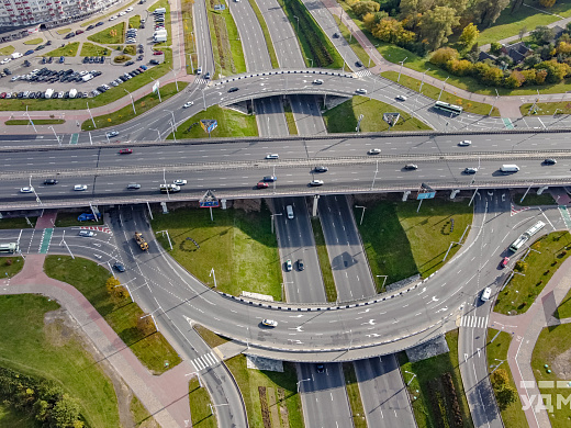Реконструкция трёхуровневой транспортной развязки на пр. Дзержинского  